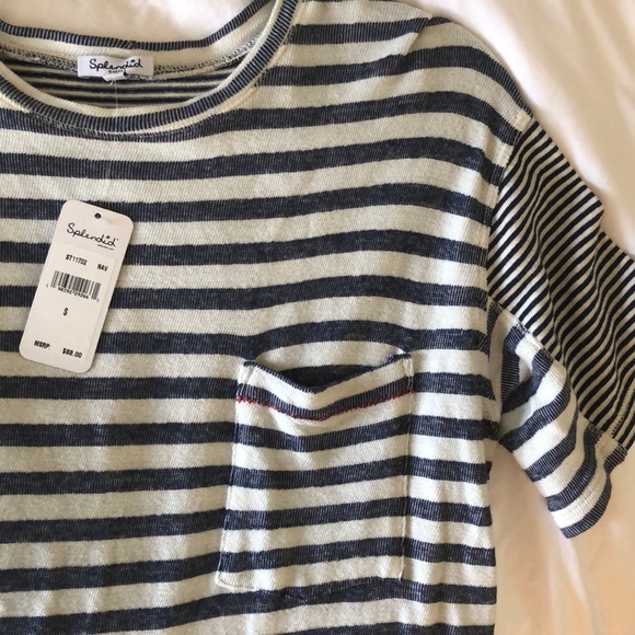 Splendid Tops - Splendid Striped Pocket Tee